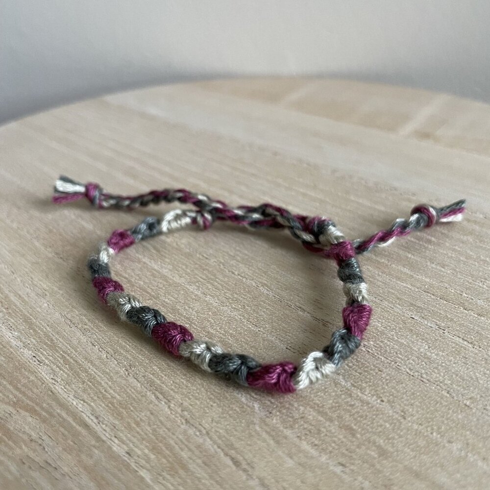 Story Bracelet, anklet, trendy, comfortable, tie, embroidery thread, woven, gift
